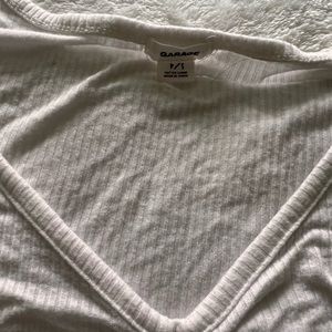 GARAGE CROPPED LONGSLEEVE SHIRT